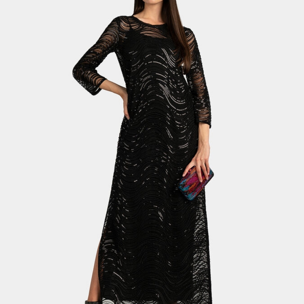 Armani - Sequin Embellished Gown - QR CODE AUTHENTICATOR - U.S. Size 2